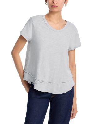 Short Sleeve Mock Layer Tee by WILT CLOTHING