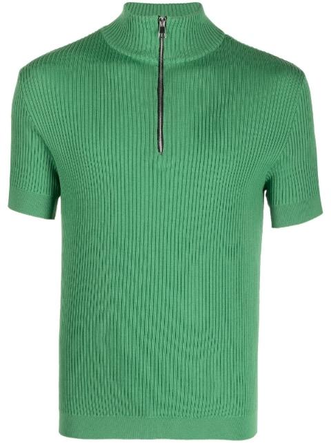 ribbed-knit short-sleeve jumper by WINNIE NEW YORK