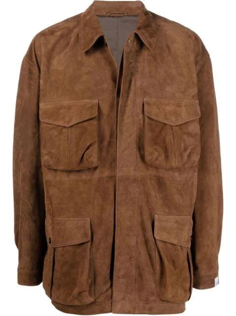 flap-pocket detail jacket by WINNIE NY
