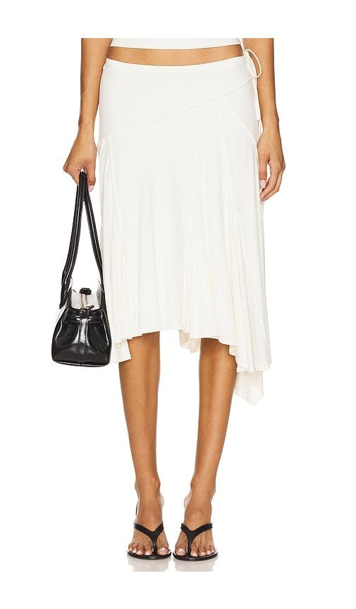 With Jean Sharni Skirt in White by WITH JEAN