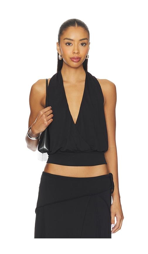 With Jean Sharni Top in Black by WITH JEAN