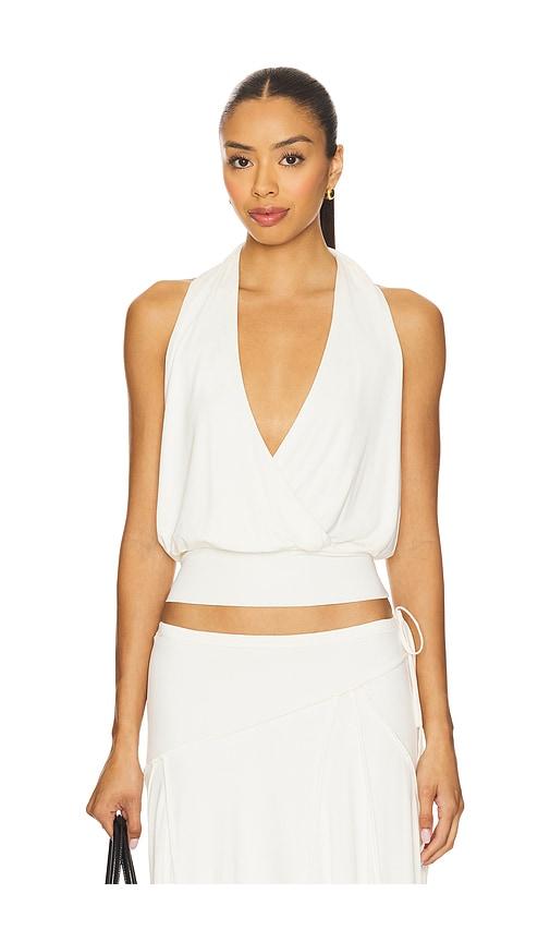 With Jean Sharni Top in White by WITH JEAN