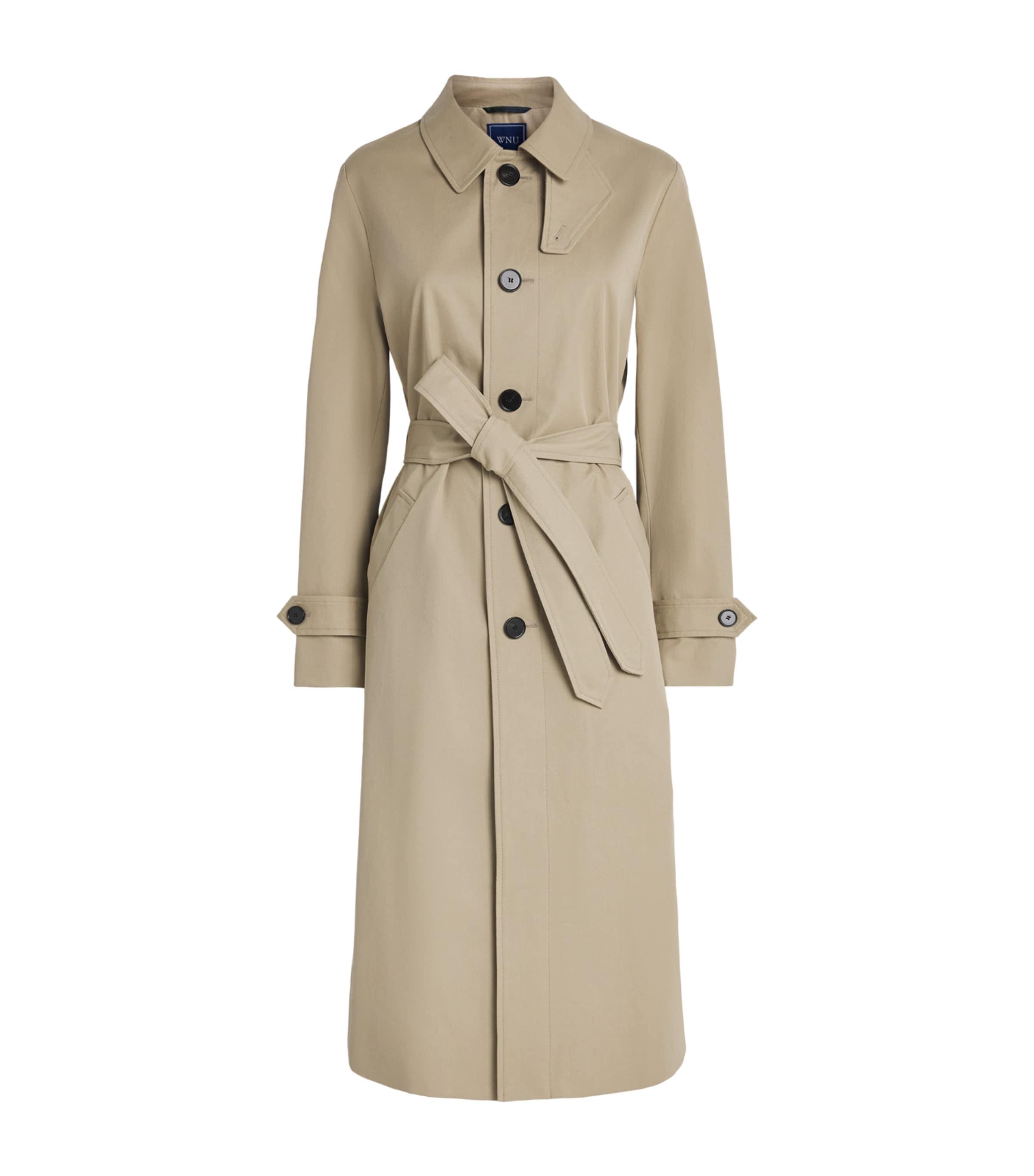 With Nothing Underneath Cotton Chatsworth Trench Coat by WITH NOTHING UNDERNEATH