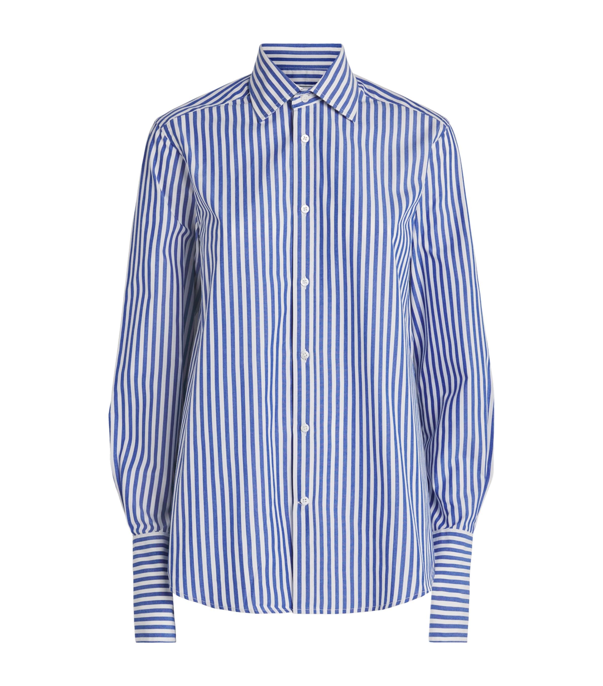 With Nothing Underneath Cotton Poplin Boyfriend Shirt by WITH NOTHING UNDERNEATH