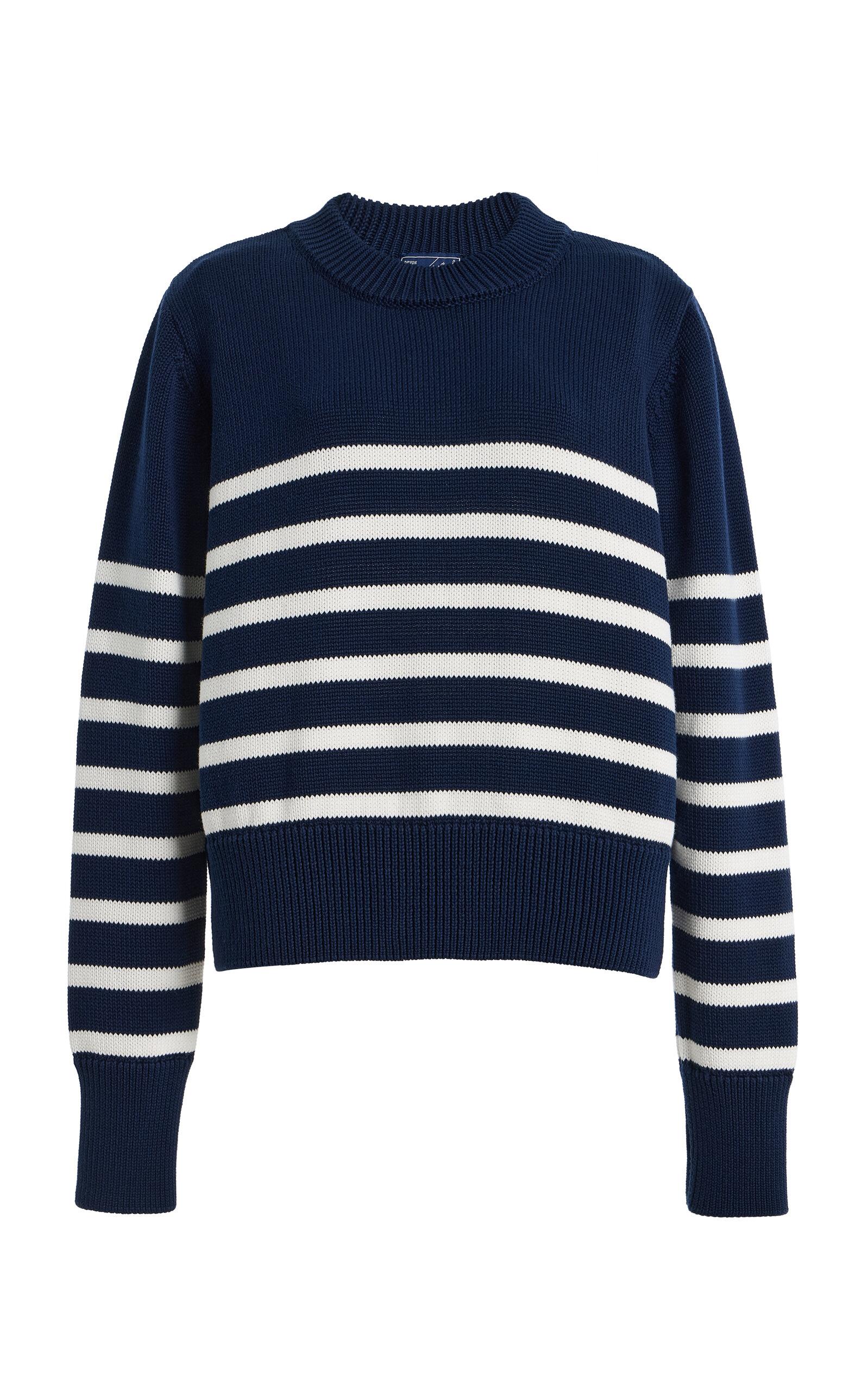 With Nothing Underneath Exclusive Devon Striped Cotton Sweater - Moda Operandi by WITH NOTHING UNDERNEATH