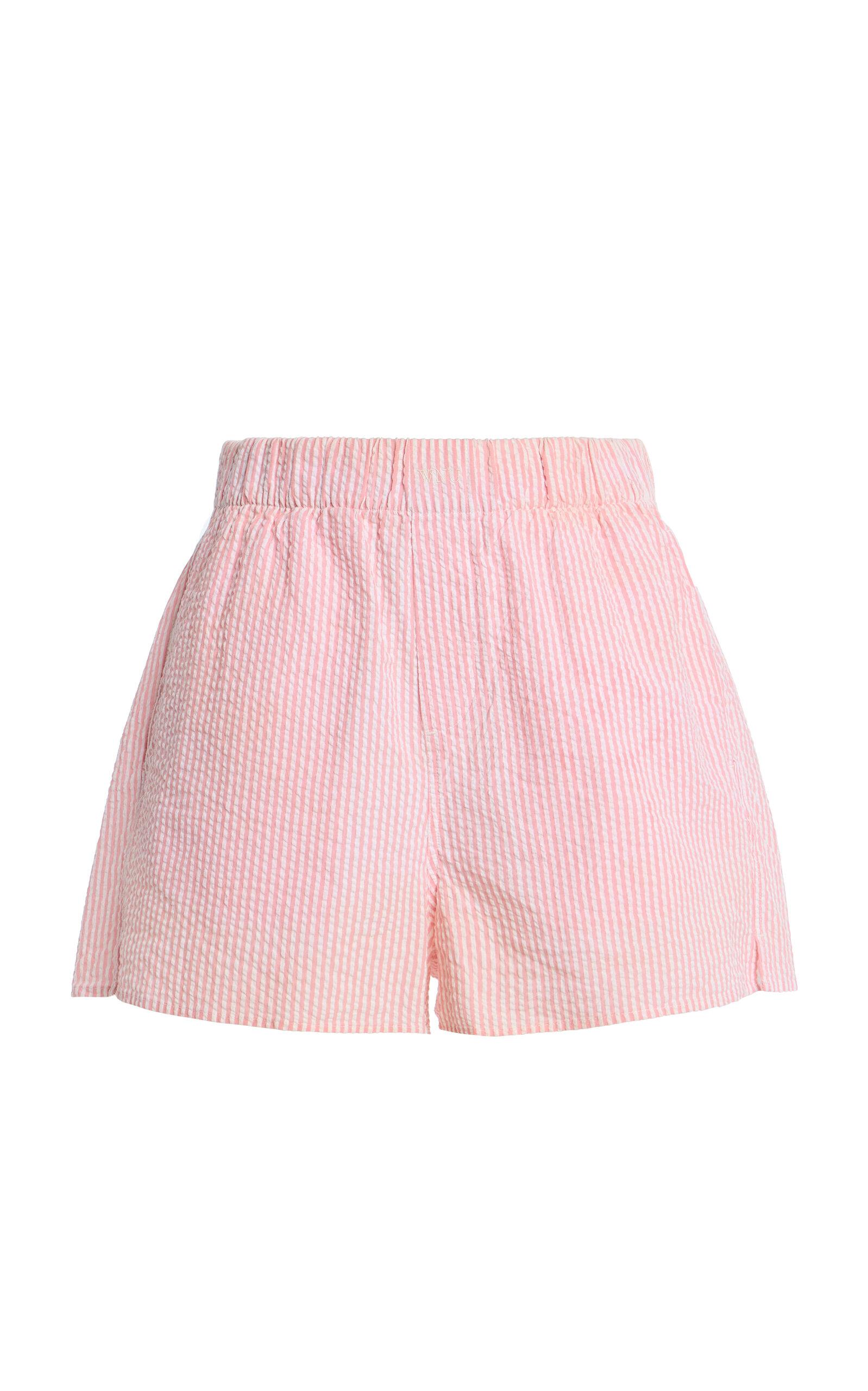 With Nothing Underneath Exclusive The Boxer Seersucker Shorts - Moda Operandi by WITH NOTHING UNDERNEATH