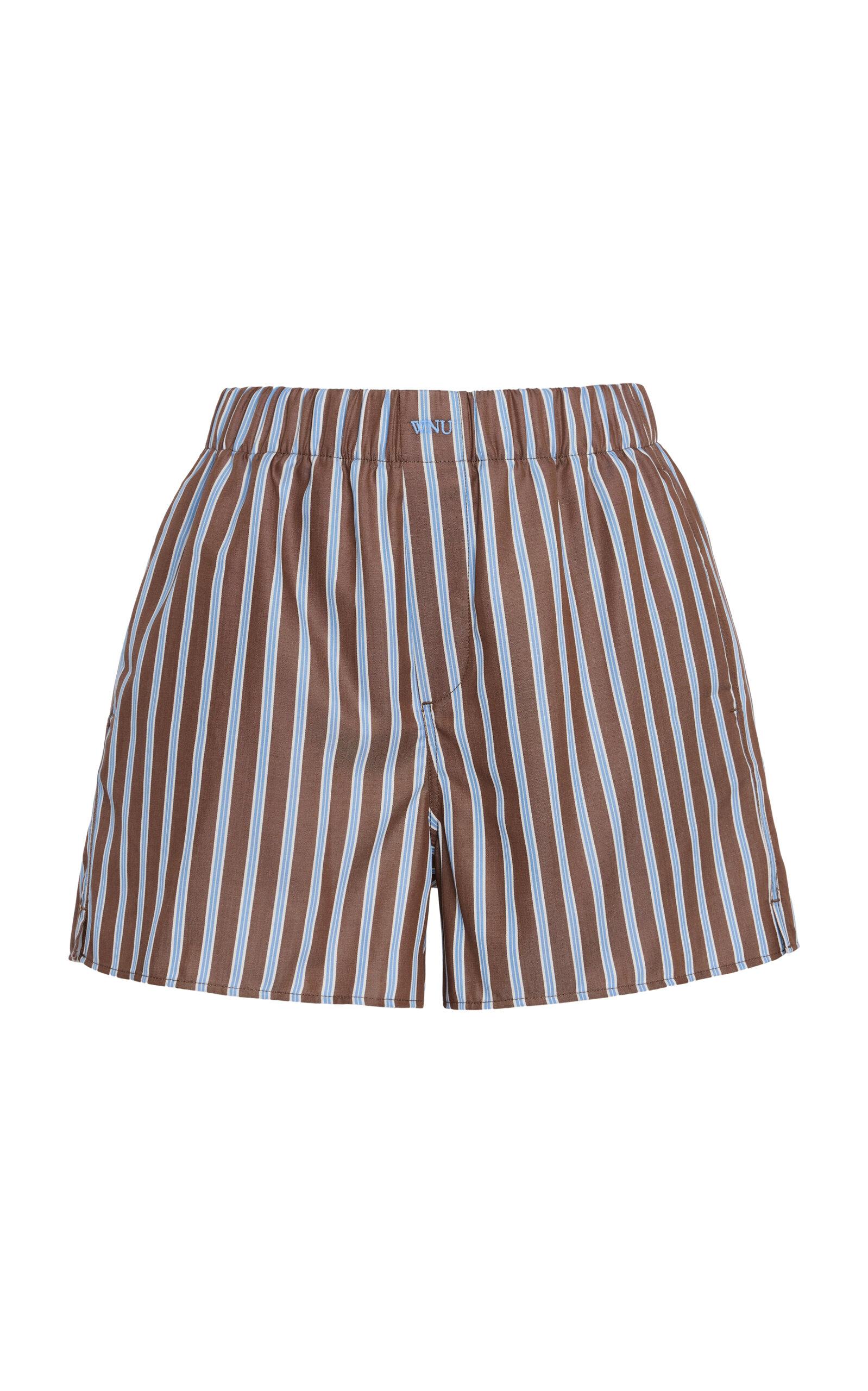 With Nothing Underneath Exclusive The Boxer Striped Shorts - Moda Operandi by WITH NOTHING UNDERNEATH