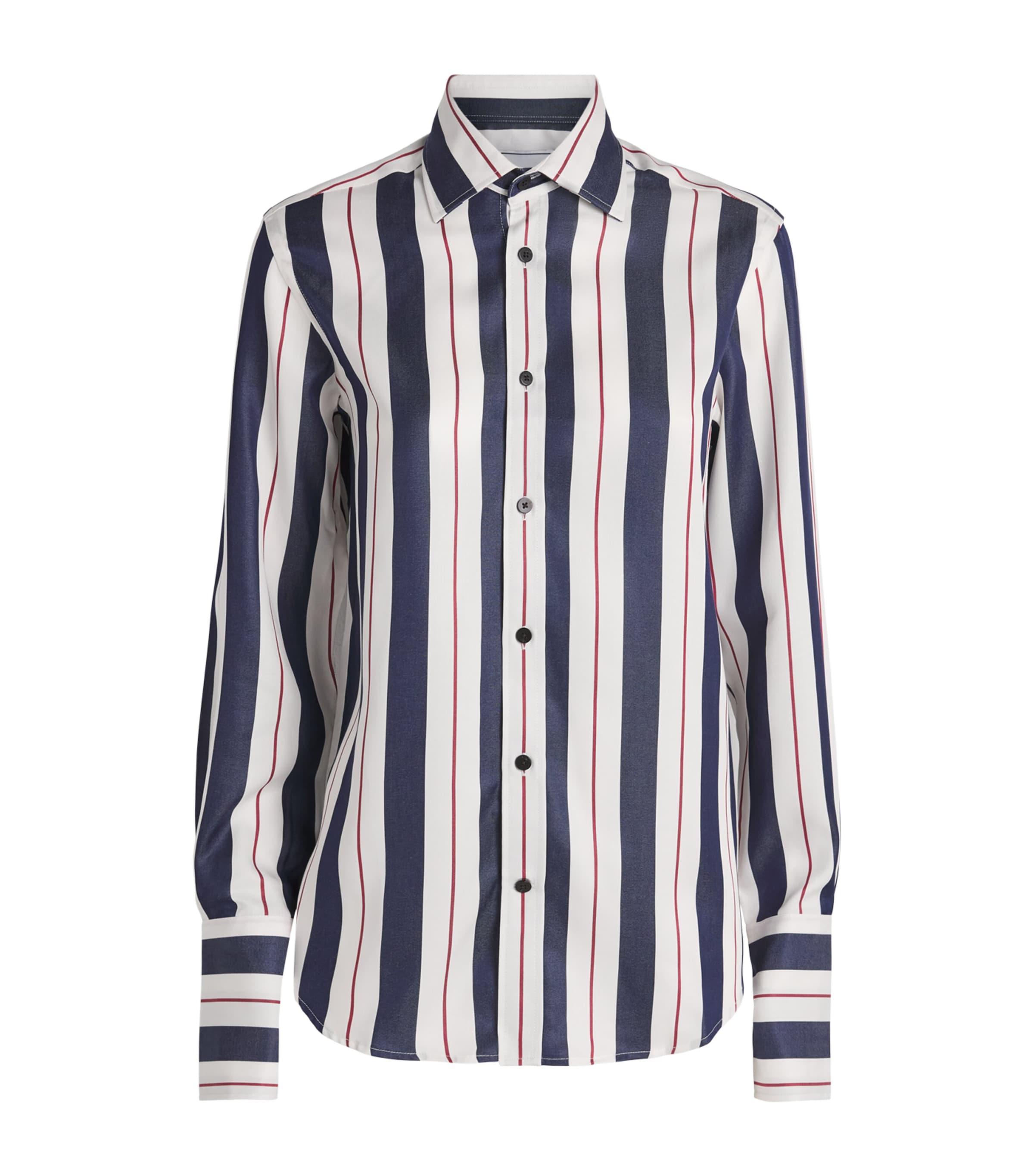 With Nothing Underneath Stripe Boyfriend Shirt by WITH NOTHING UNDERNEATH