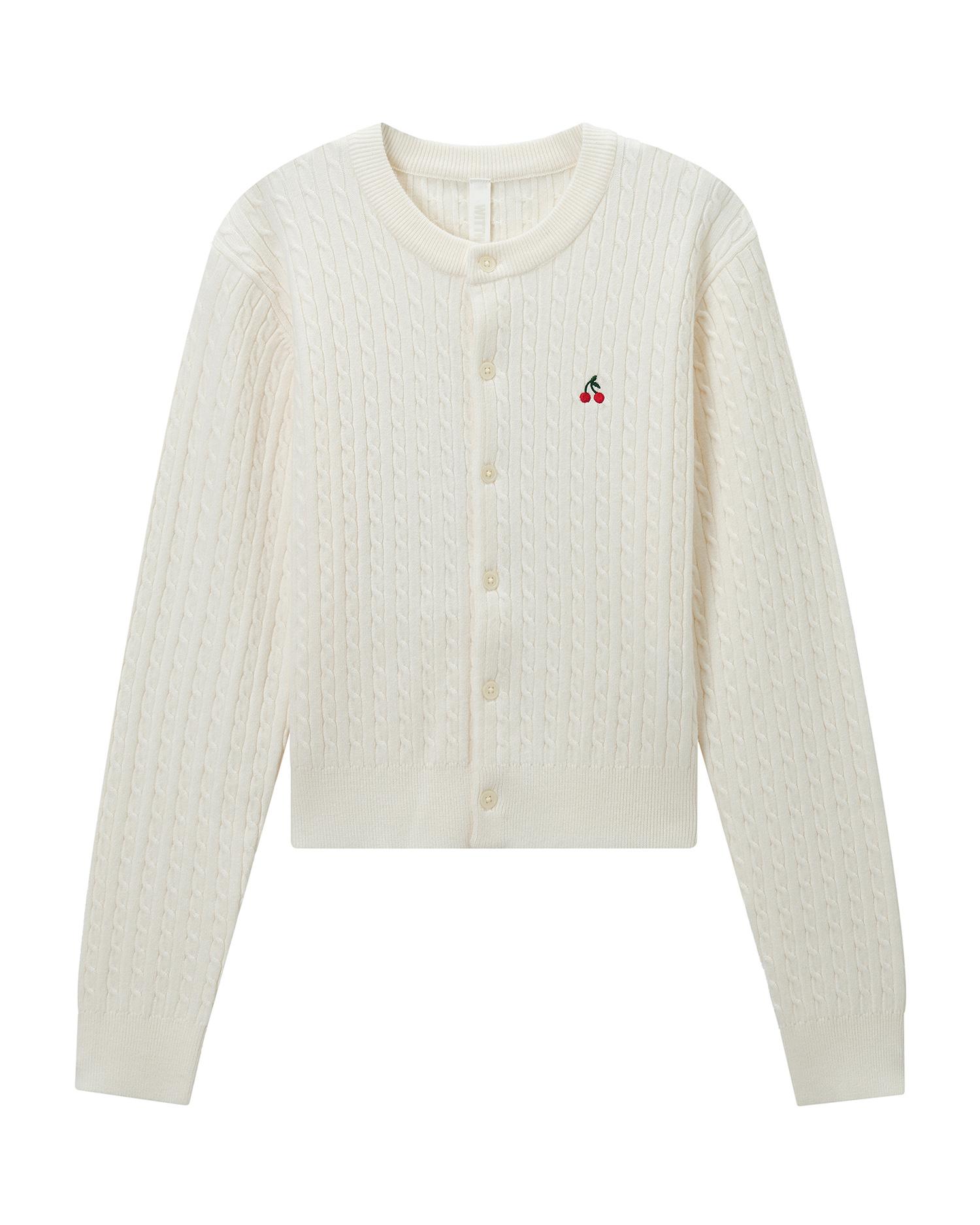 Cherry cardigan by WITTH LOVE