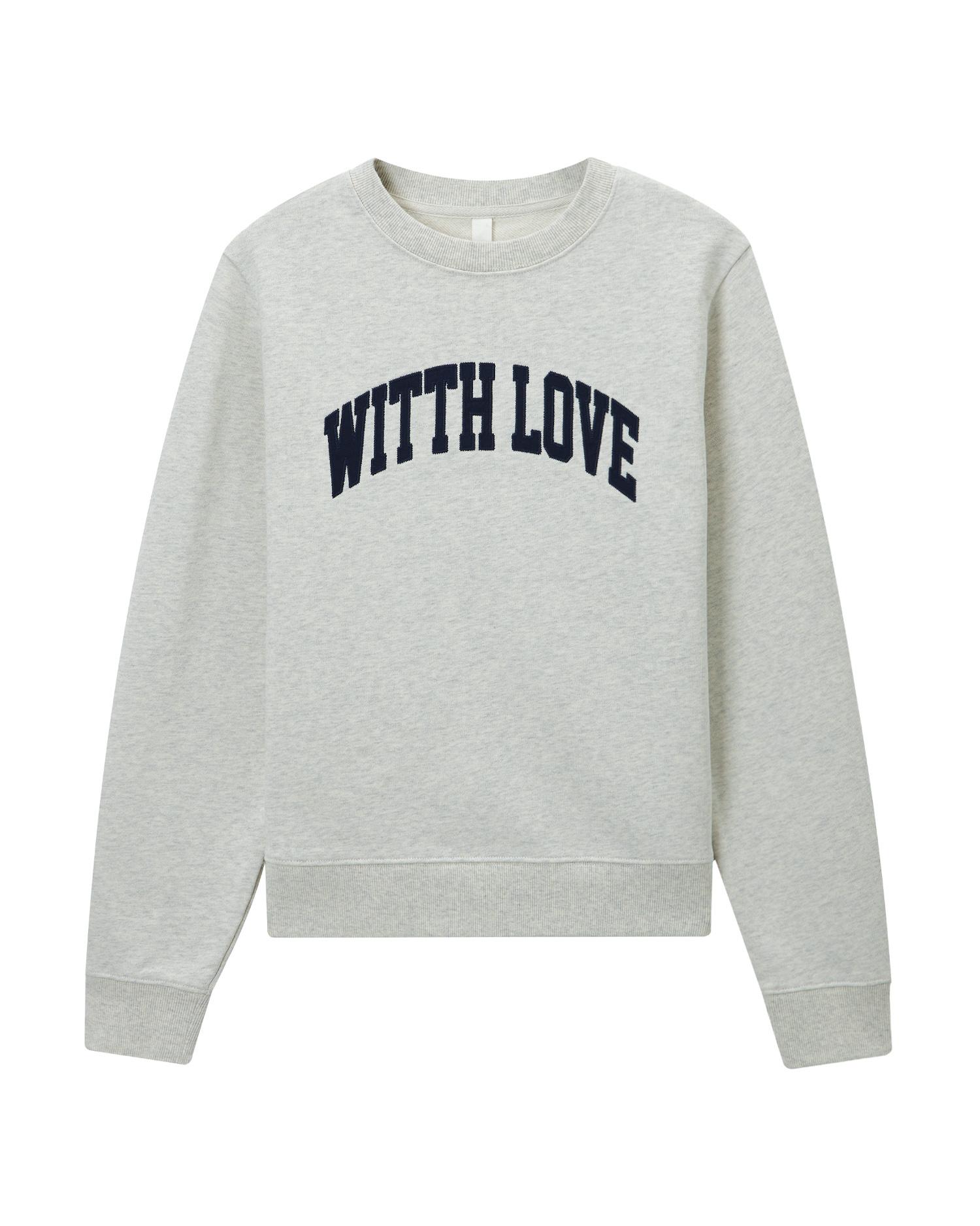 Logo sweatshirt by WITTH LOVE