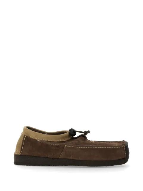 suede drawstring loafers by WOBURN WALK