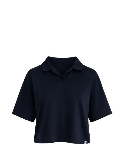 collared cropped T-shirt by WOC