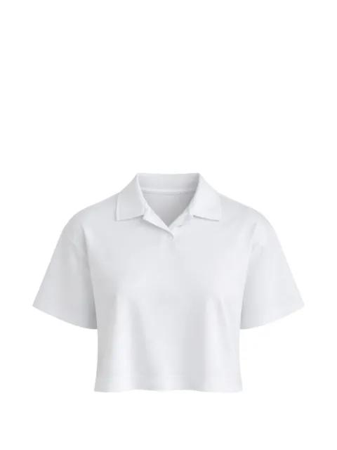 collared cropped T-shirt by WOC