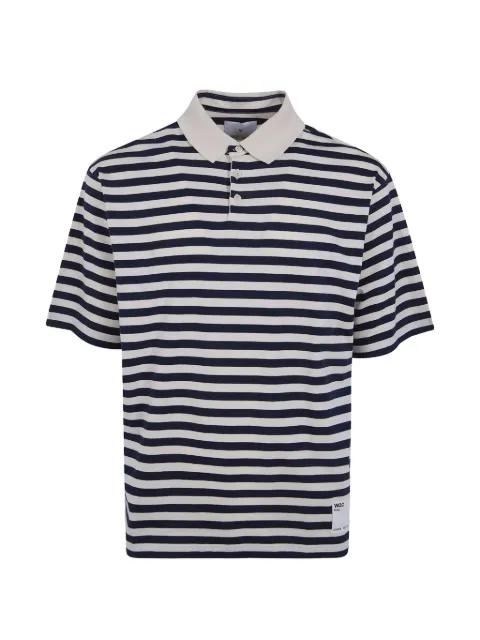 striped-pattern polo shirt by WOC