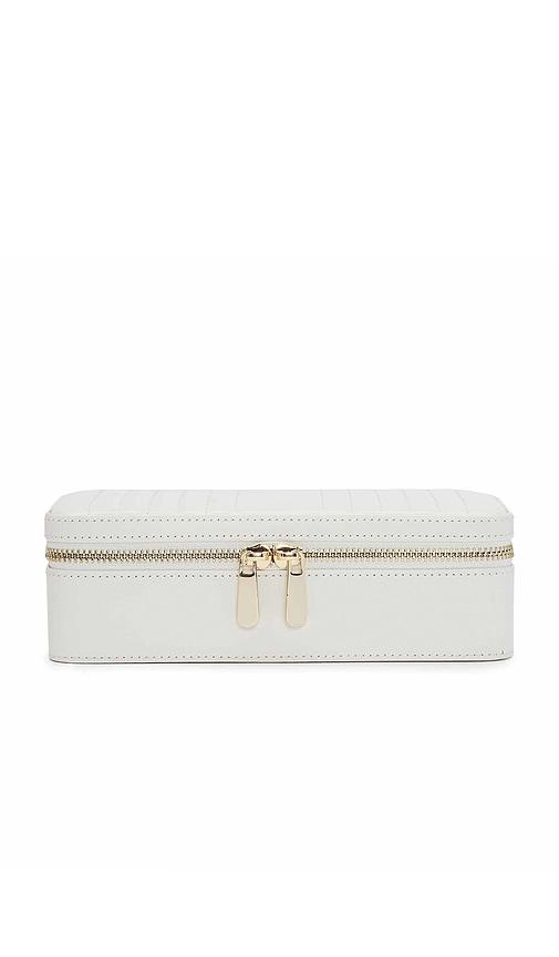 Wolf 1834 Maria Medium Zip Case in White by WOLF 1834