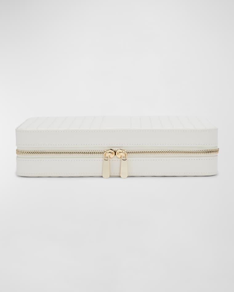 Maria Large Quilted Zip Jewelry Case by WOLF