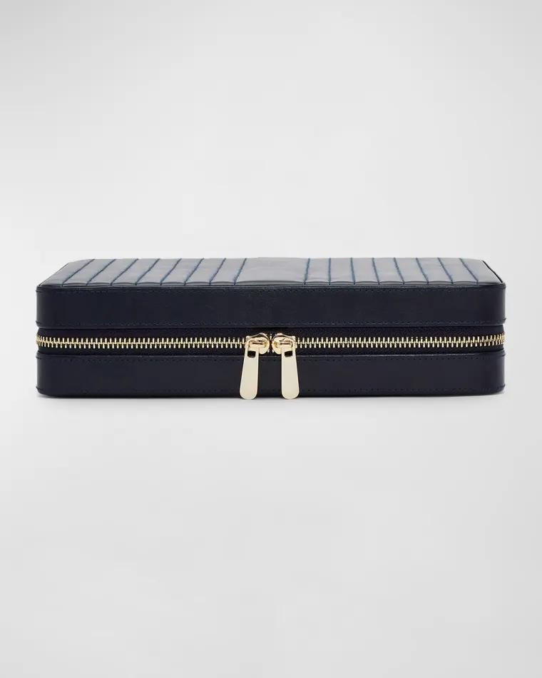 Maria Large Quilted Zip Jewelry Case by WOLF