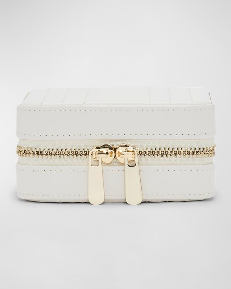 Maria Square Quilted Zip Jewelry Case by WOLF