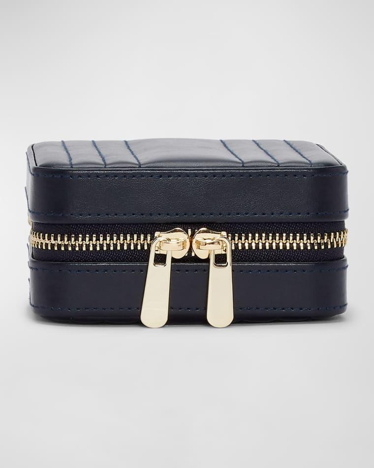 Maria Square Quilted Zip Jewelry Case by WOLF