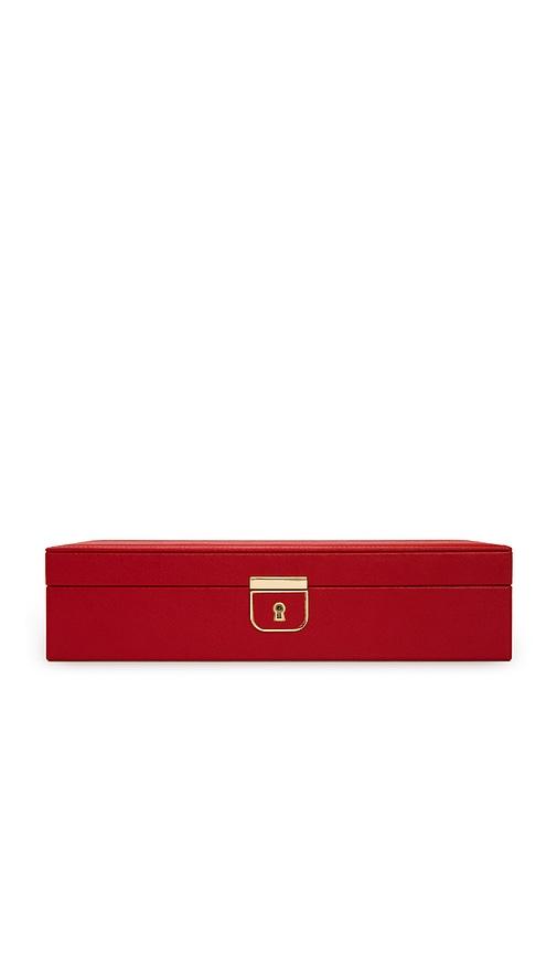 WOLF Palermo Medium Jewelry Box in Red by WOLF