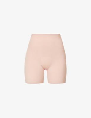 Contour control stretch-cotton shorts by WOLFORD
