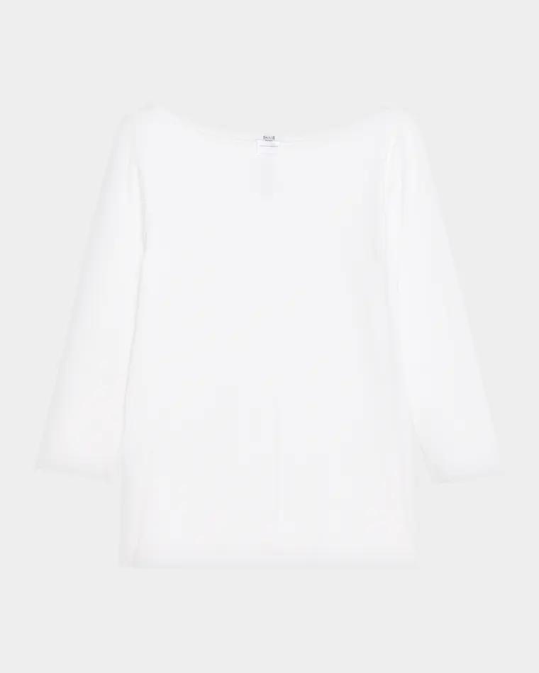 Cordoba Boatneck Stretch Cotton Top by WOLFORD