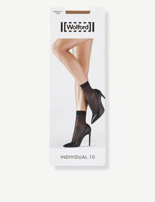 Individual 10 ankle socks by WOLFORD