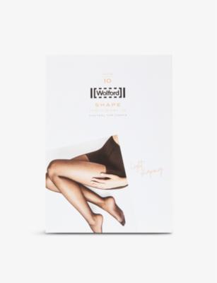 Individual 10 stretch-knit tights by WOLFORD