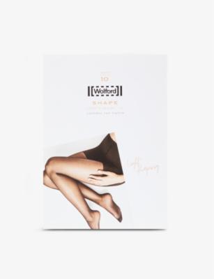 Individual 10 stretch-knit tights by WOLFORD