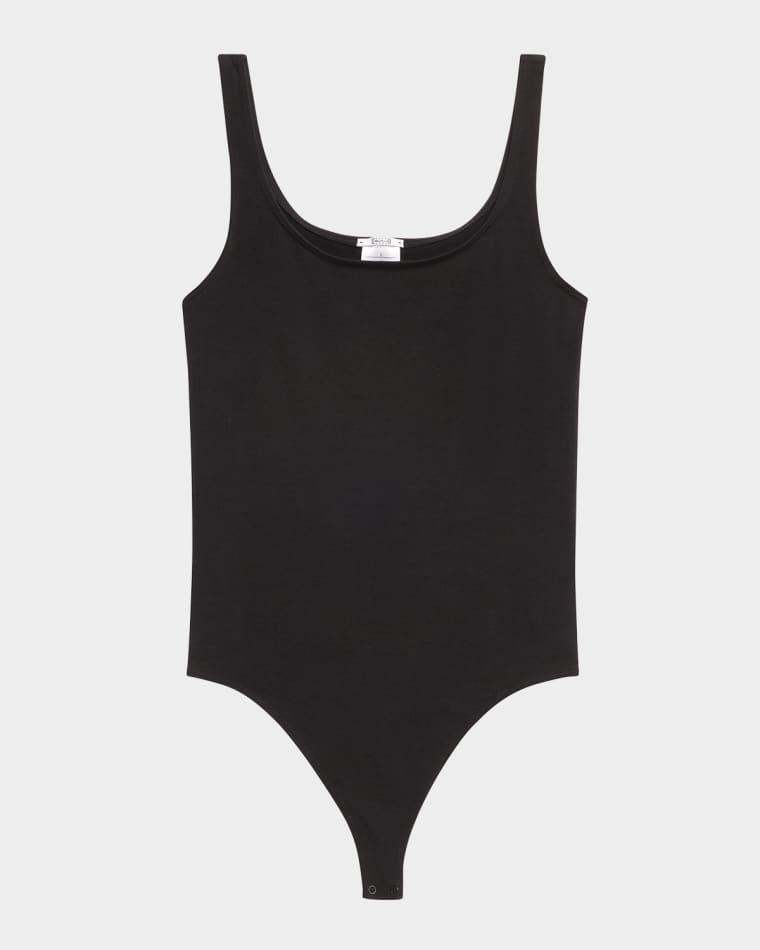 Jamaika Scoop-Neck Thong Bodysuit by WOLFORD