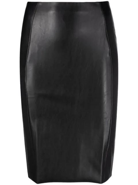 Jenna faux-leather skirt by WOLFORD