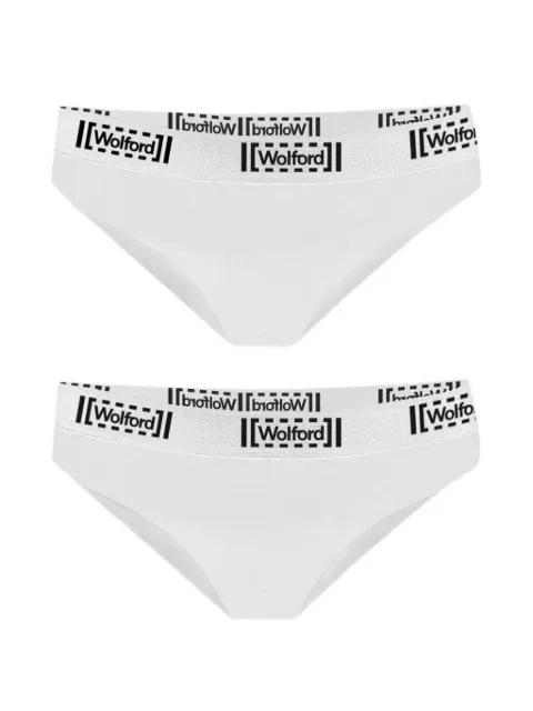 Pure logo-waistband briefs (set of two) by WOLFORD