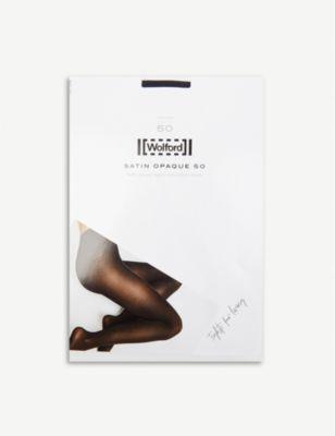 Satin Opaque 50 tights by WOLFORD