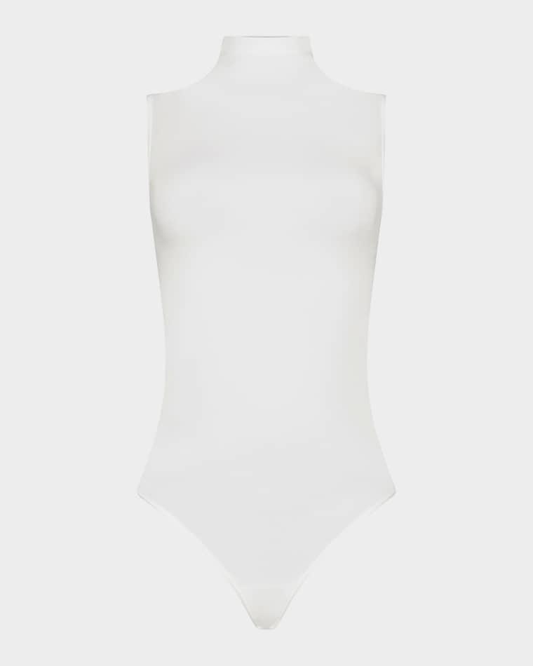 Sleeveless Mock-Neck String Bodysuit by WOLFORD