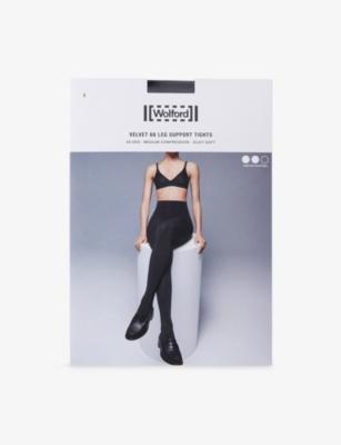 Velvet 66 Leg Support Stretch-Woven Tights by WOLFORD