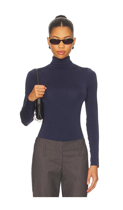 Wolford Colorado Bodysuit in Navy by WOLFORD