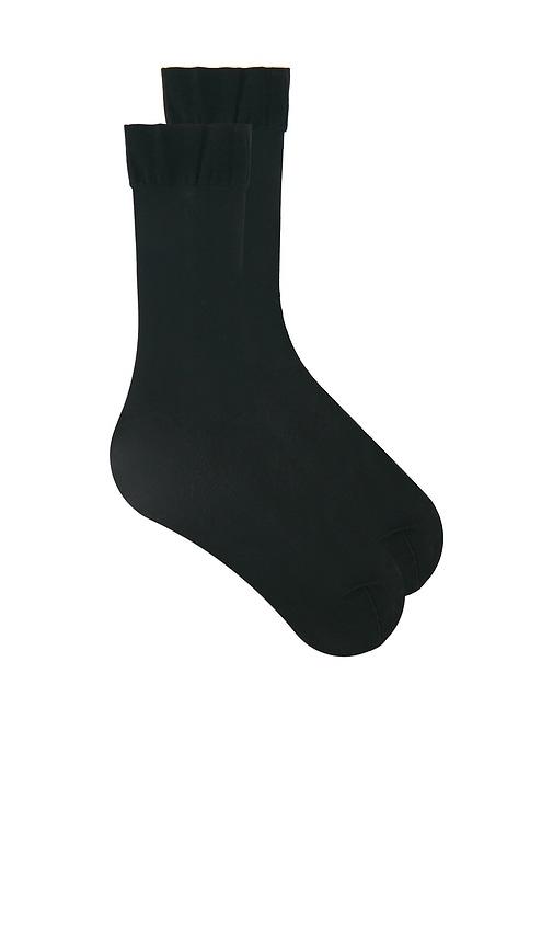 Wolford Individual 10 Knee-highs in Black by WOLFORD