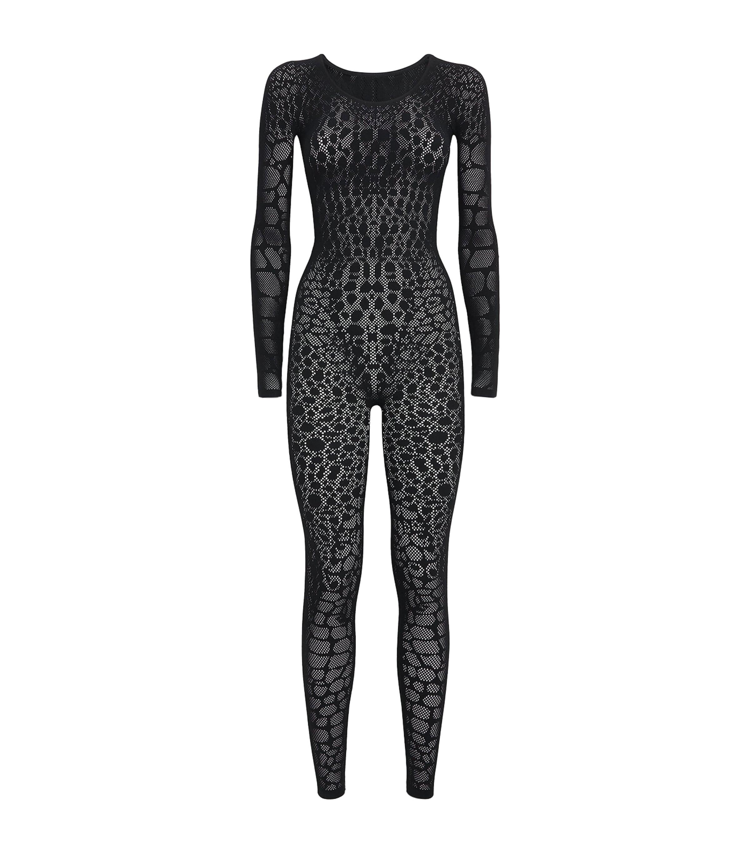Wolford Reptile Net Catsuit by WOLFORD