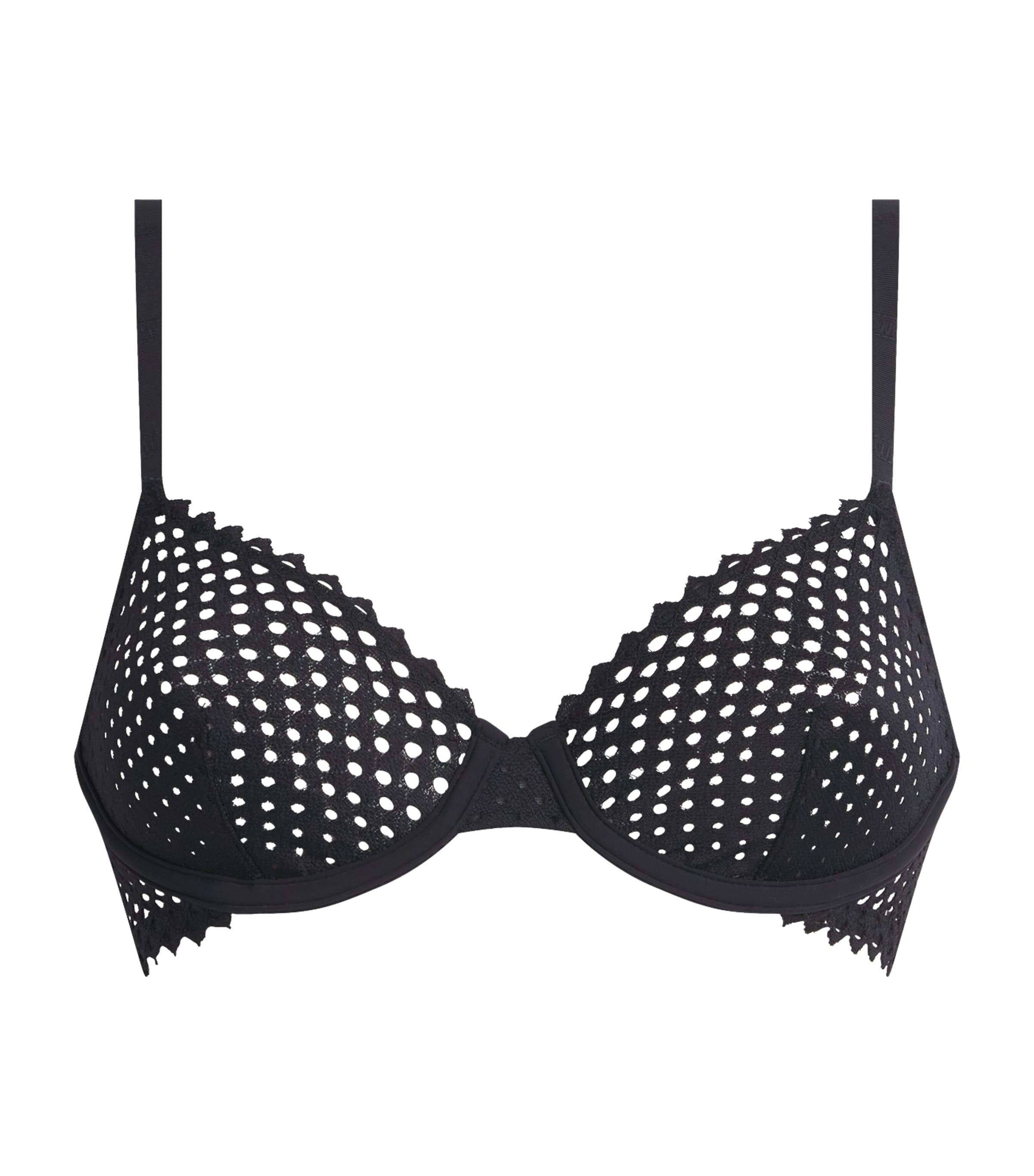 Wolford Romantic Net Demi Bra by WOLFORD