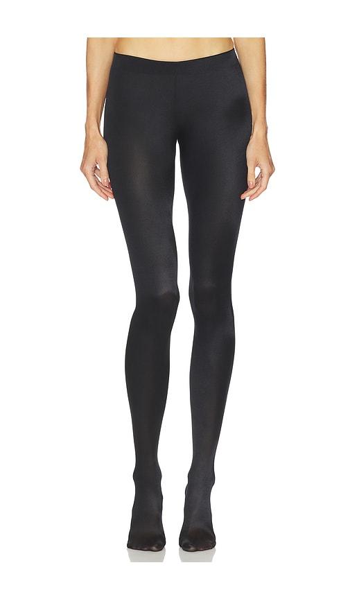 Wolford Satin De Luxe Tights in Black by WOLFORD Wolford Satin De Luxe Tights in Black by WOLFORD