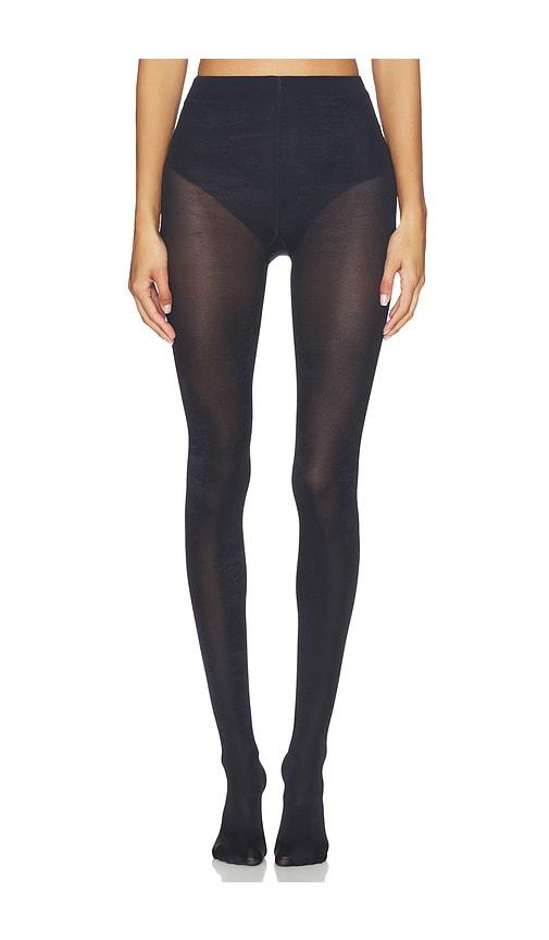 Wolford Satin Opaque 50 Tights in Black by WOLFORD