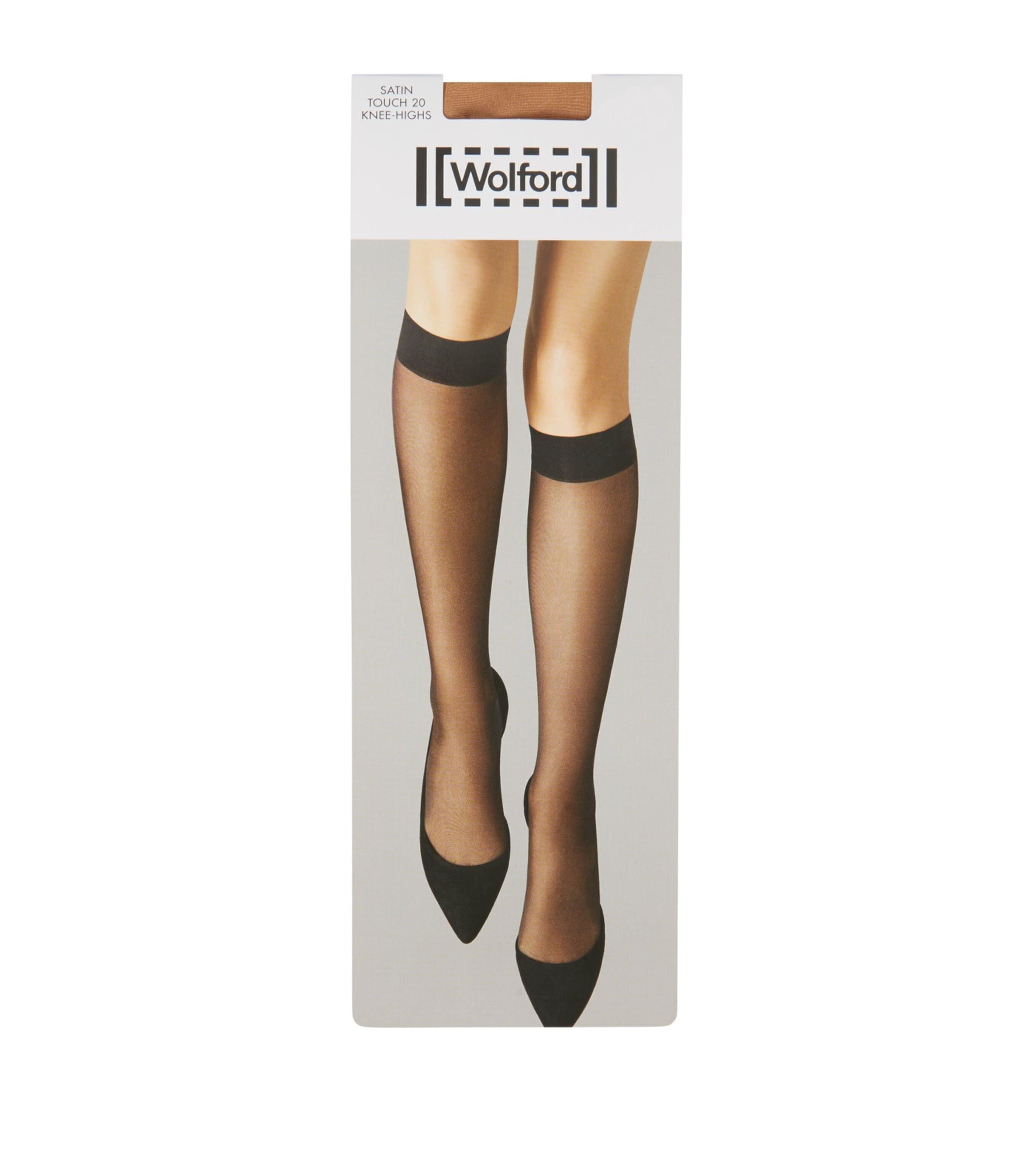 Wolford Satin Touch 20 Knee-High Stockings by WOLFORD