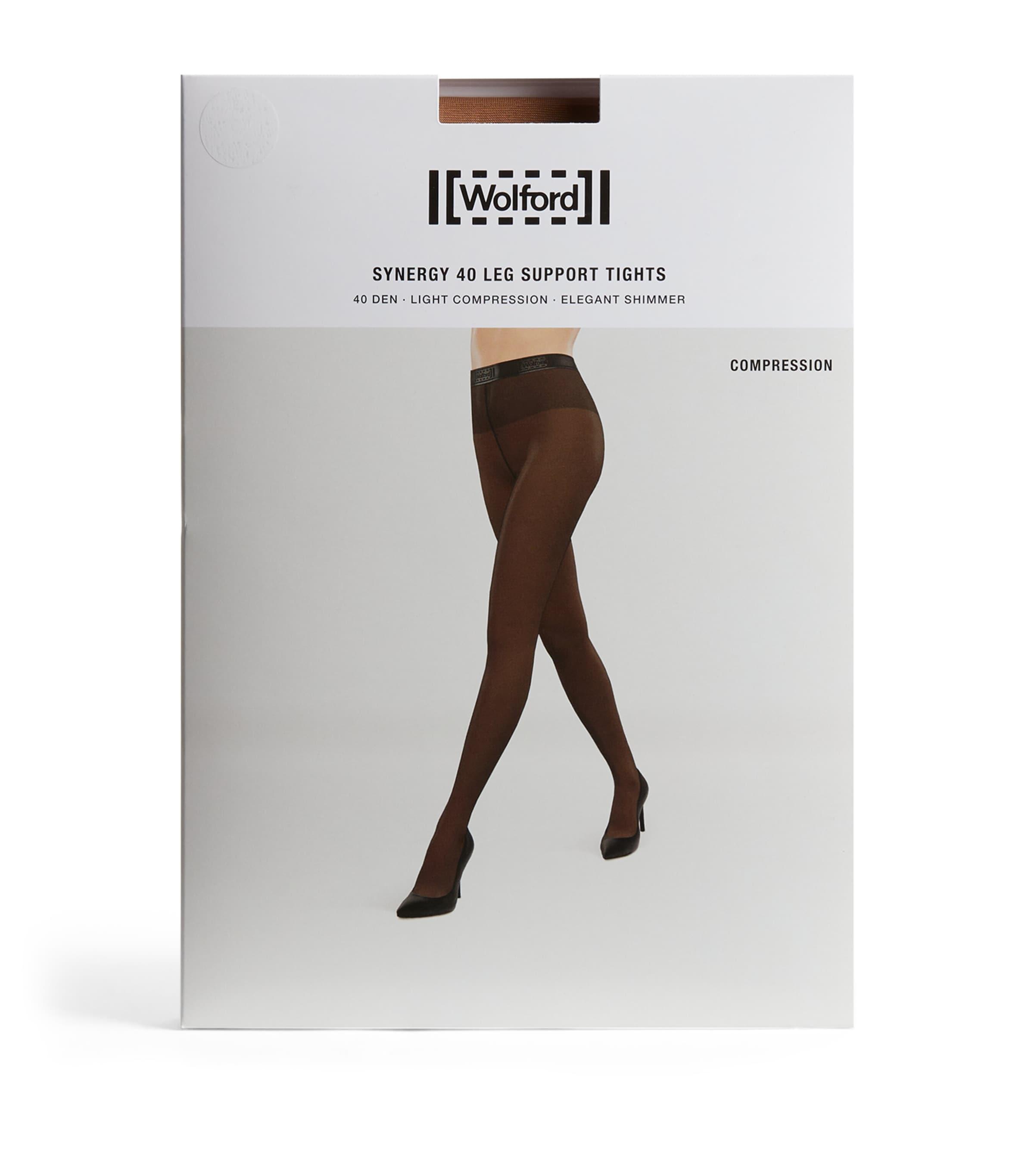 Wolford Synergy 40 Leg Support Tights by WOLFORD