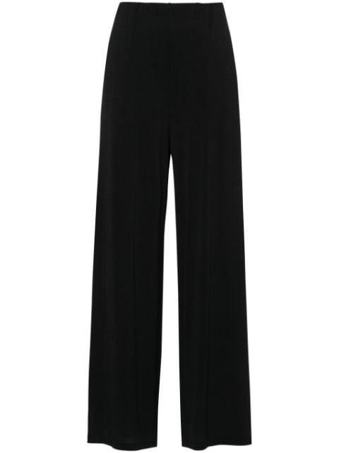 crepe flared trousers by WOLFORD