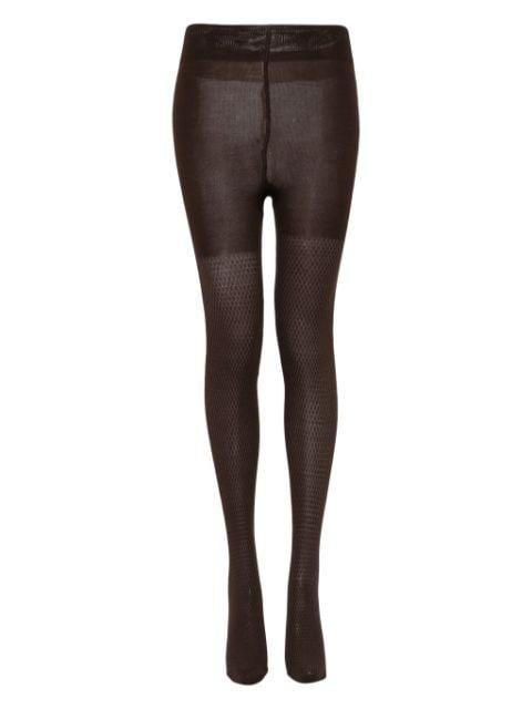 elasticated-waistband tights by WOLFORD