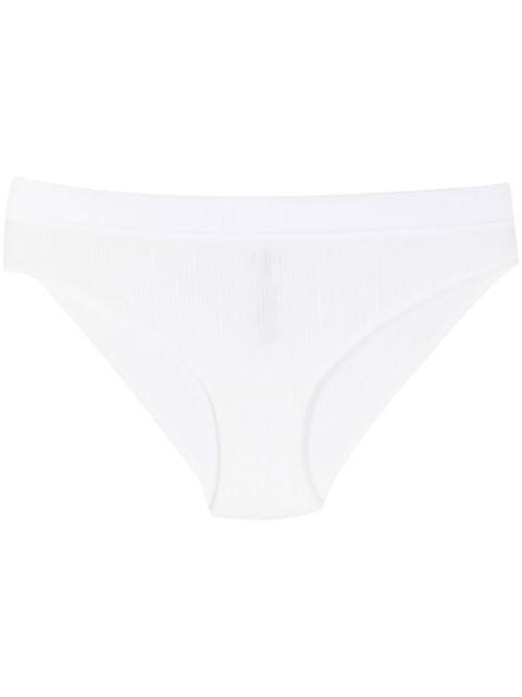 fine-ribbed cotton briefs by WOLFORD