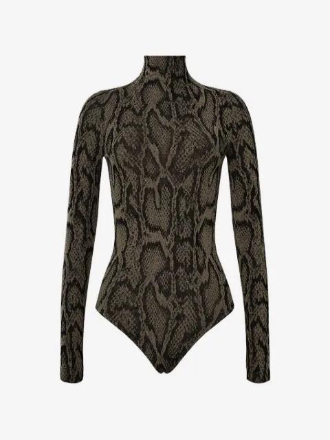 high-neck long-sleeve bodysuit by WOLFORD