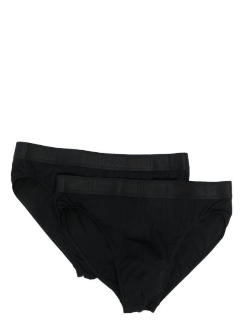 logo-waistband briefs (set of two) by WOLFORD
