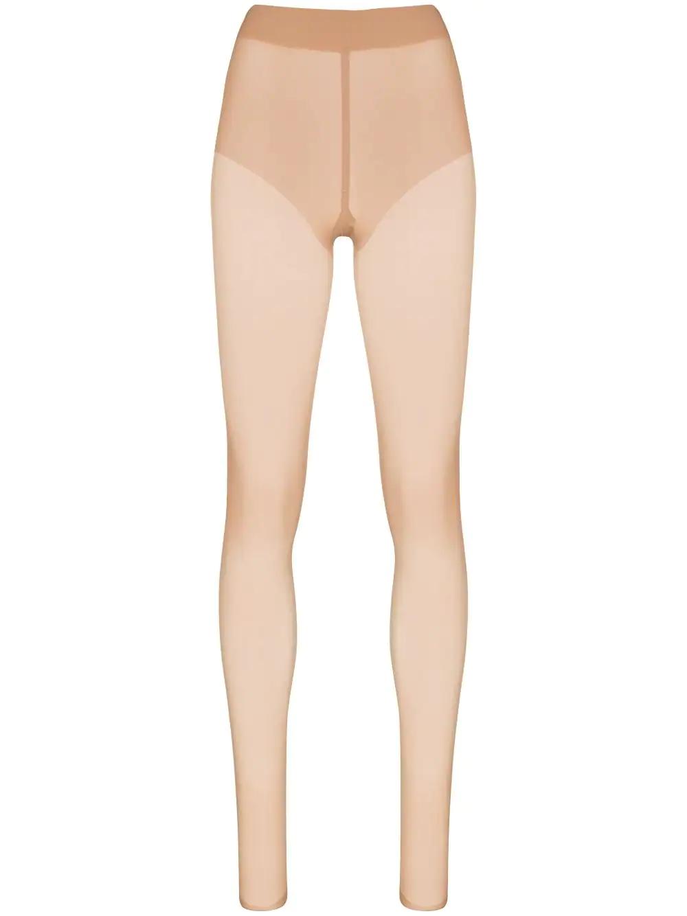 neutral Pure 10 tights by WOLFORD