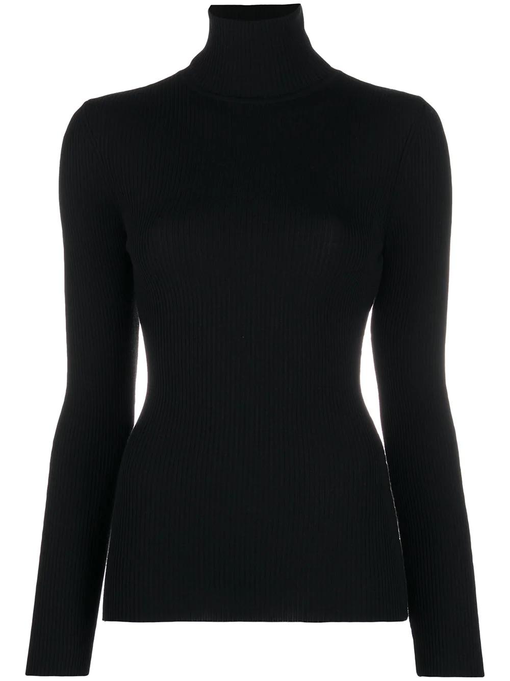roll neck ribbed jumper by WOLFORD